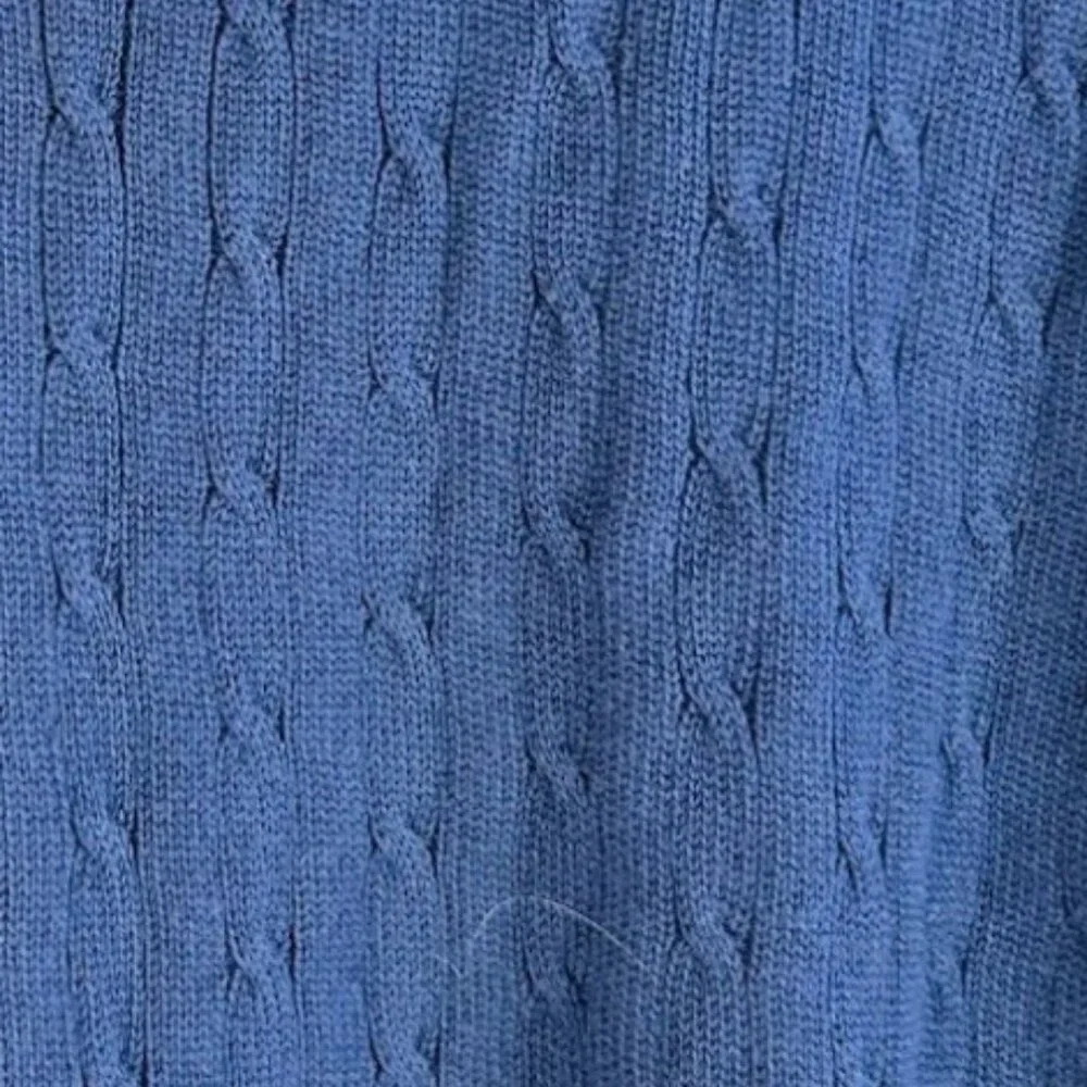2/$30 Navy Pendleton Cable knit Short Sleeve Sweater XL